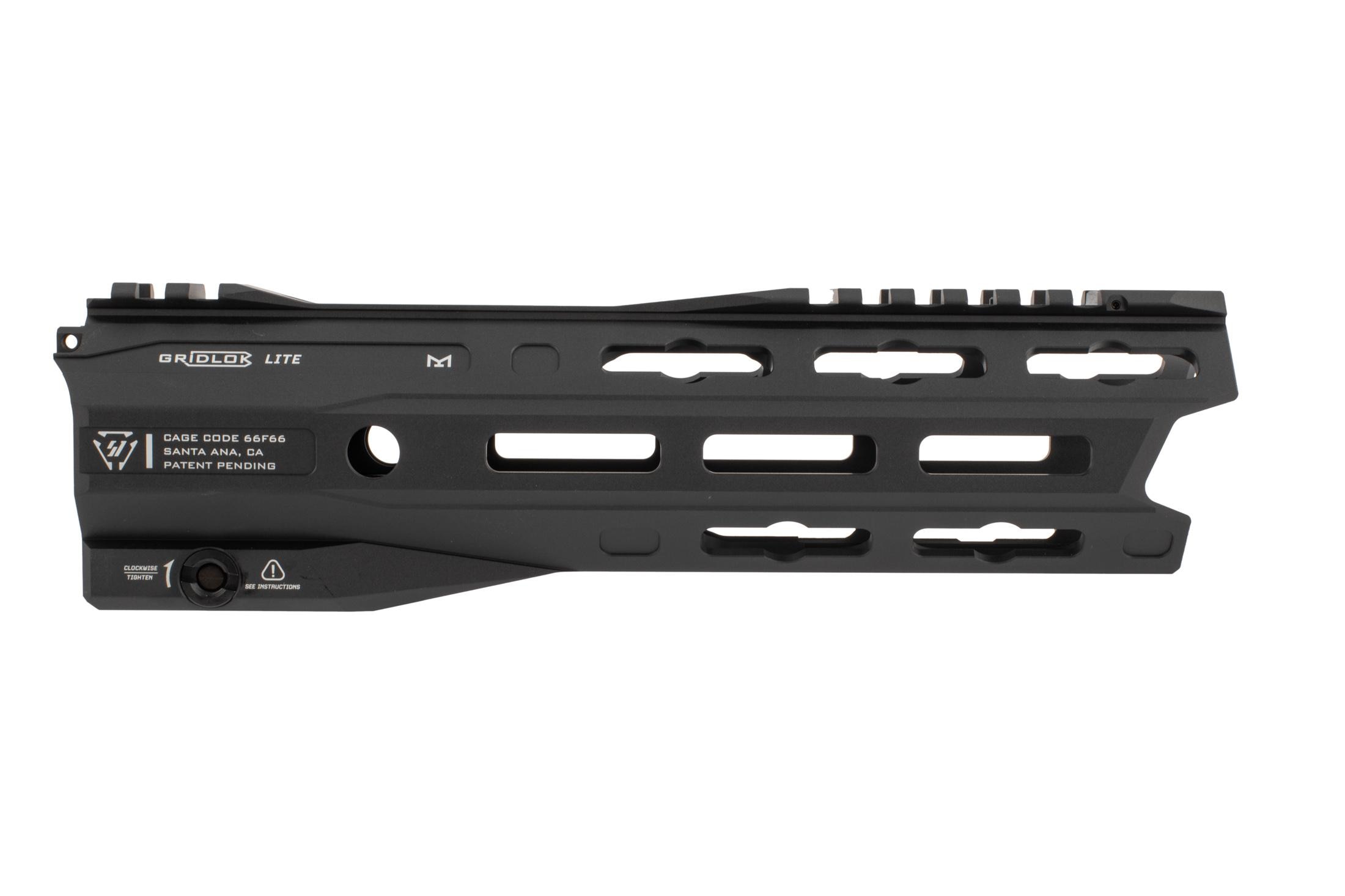 Strike Industries Gridlok LITE Complete AR-15 Handguard - Black - 8.5"